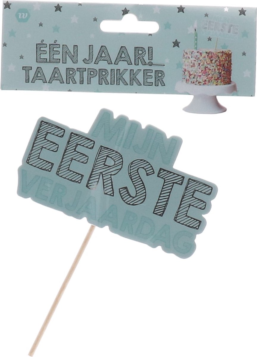 Mijn eerste verjaardag taartprikker | Taartprikker | 1e verjaardag | Cake prikker | Versiering | Taart decoratie